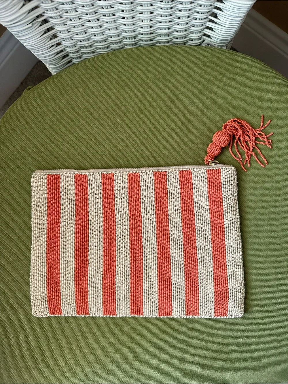 Anthropologie Fiona beaded pouch - cocktail edition